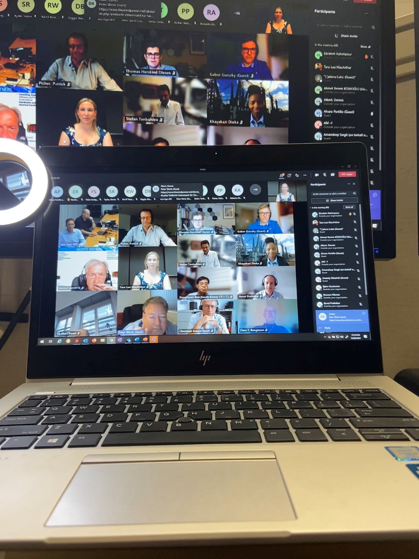 zoom meeting with CIGRE